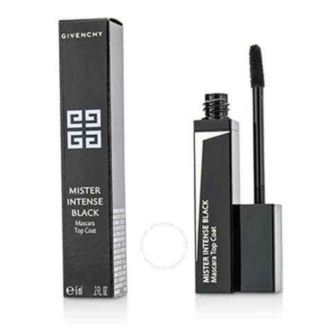 givenchy mister intense black mascara top coat|Givenchy Mister Intense Black Mascara Top Coat, 1 Black Vinyl .